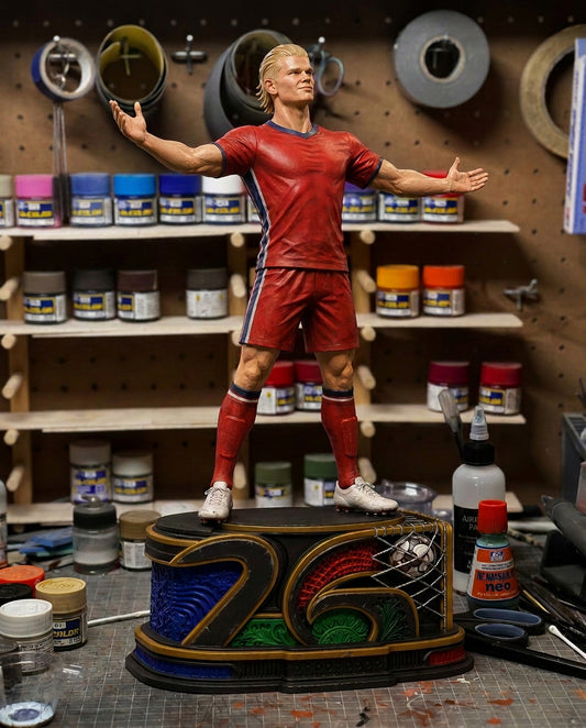 Norwegian Football Legend Sculpture – The Nordic Thunder