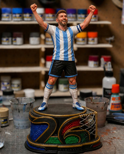 Argentinian Football Legend Sculpture – The Sky-Blue Maestro | 1/8 scale