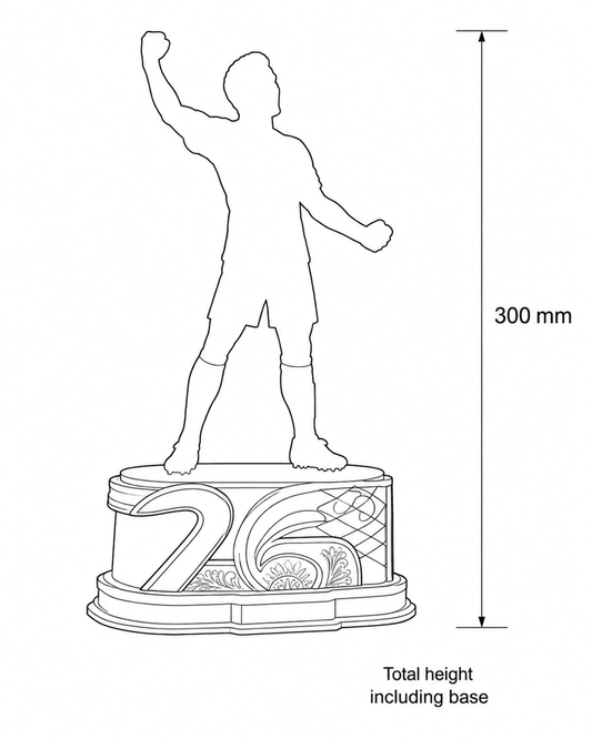 The English Marksman – Limited Edition Football Sculpture